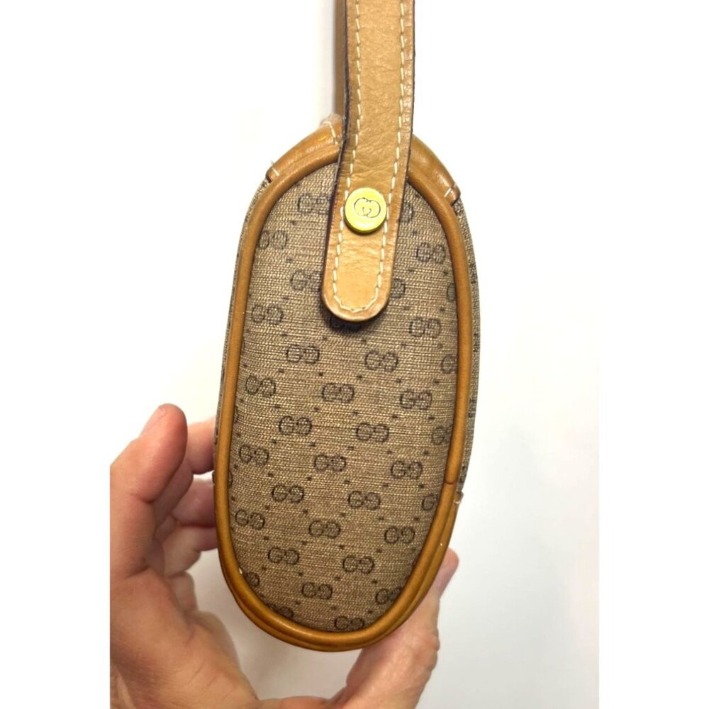 Vintage Gucci GG Canvas & Leather Shoulder Bag Adjustable Strap - Picture 4 of 15